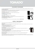 Предварительный просмотр 56 страницы tomado TMA7000B Instruction Manual