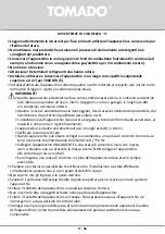 Предварительный просмотр 58 страницы tomado TMA7000B Instruction Manual