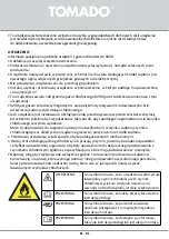 Предварительный просмотр 81 страницы tomado TMA7000B Instruction Manual