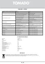 Предварительный просмотр 99 страницы tomado TMA7000B Instruction Manual