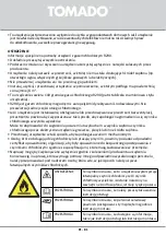 Предварительный просмотр 81 страницы tomado TMA7000W Instruction Manual