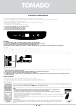 Предварительный просмотр 86 страницы tomado TMA7000W Instruction Manual