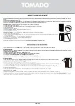 Предварительный просмотр 34 страницы tomado TMA9001B Instruction Manual