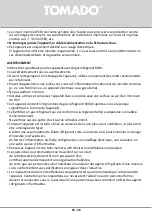 Предварительный просмотр 38 страницы tomado TMA9001B Instruction Manual