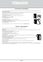 Предварительный просмотр 56 страницы tomado TMA9001B Instruction Manual