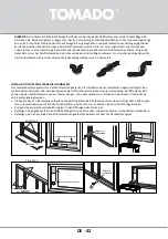 Предварительный просмотр 42 страницы tomado TMA9001W Instruction Manual