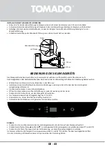 Предварительный просмотр 43 страницы tomado TMA9001W Instruction Manual