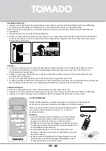 Предварительный просмотр 60 страницы tomado TMA9001W Instruction Manual