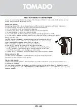 Предварительный просмотр 63 страницы tomado TMA9001W Instruction Manual