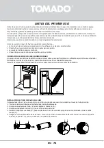 Предварительный просмотр 72 страницы tomado TMA9001W Instruction Manual