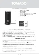 Preview for 20 page of tomado TMF1101B Instruction Manual