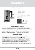 Preview for 6 page of tomado TMF1201S Instruction Manual