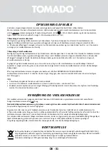 Preview for 31 page of tomado TMF1201S Instruction Manual