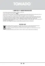 Preview for 30 page of tomado TMF1501B Instruction Manual