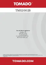 Preview for 104 page of tomado TMS2002B Manual