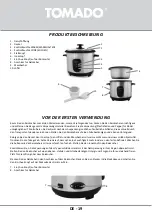 Предварительный просмотр 19 страницы tomado TRC1001S Instruction Manual