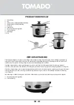 Предварительный просмотр 43 страницы tomado TRC1001S Instruction Manual