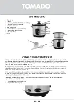 Предварительный просмотр 49 страницы tomado TRC1001S Instruction Manual