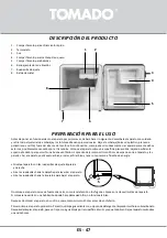 Preview for 47 page of tomado TRM4701B Instruction Manual