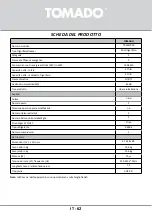 Preview for 62 page of tomado TRM4701B Instruction Manual