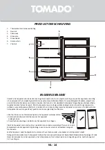 Предварительный просмотр 14 страницы tomado TRT4801W Instruction Manual