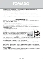 Предварительный просмотр 107 страницы tomado TRT4801W Instruction Manual