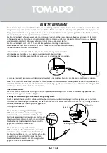 Preview for 31 page of tomado TSS8301B Instruction Manual