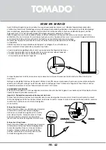 Preview for 42 page of tomado TSS8301B Instruction Manual