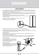 Preview for 75 page of tomado TSS8301B Instruction Manual