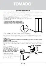 Preview for 97 page of tomado TSS8301B Instruction Manual