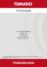 Предварительный просмотр 60 страницы tomado TVC0401B Instruction Manual