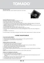 Предварительный просмотр 13 страницы tomado TWD2501B Instruction Manual