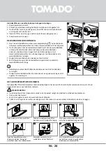 Предварительный просмотр 24 страницы tomado TWM8001W Instruction Manual