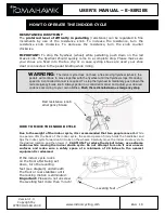 Preview for 10 page of Tomahawk E Series User Manual