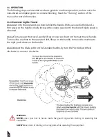 Предварительный просмотр 22 страницы Tomahawk JXPT36K Operation Manual