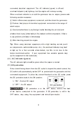 Preview for 9 page of Tomahawk TG2000i Operation Manual