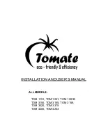 Предварительный просмотр 1 страницы Tomate TOM 1151 Installation And User Manual