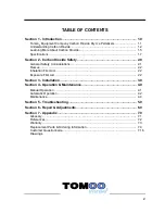 Предварительный просмотр 5 страницы Tomco DE89RB- 1000 Operation & Maintenance Manual