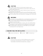 Preview for 23 page of Tomei ARMS MX7760 Installation Manual