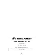 Preview for 44 page of Tomei ARMS MX7760 Installation Manual