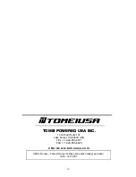 Preview for 40 page of Tomei ARMS MX7960 G4KF Installation Manual