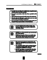 Preview for 2 page of Tomey AL-2000 Operator'S Manual