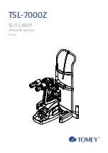 Предварительный просмотр 1 страницы Tomey TSL-7000Z Operator'S Manual