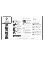 Preview for 1 page of Tommee Tippee 423100 Instructions For Use