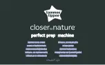 Tommee Tippee Closer to Nature Perfect Prep Machine Instruction Manual preview
