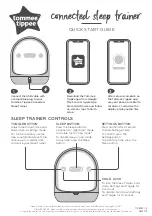 Preview for 1 page of Tommee Tippee connected sleep trainer Quick Start Manual