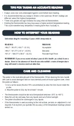 Preview for 5 page of Tommee Tippee Digital ear thermometer Instructions For Use Manual