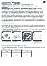 Preview for 3 page of Tommee Tippee microwave steam sterilizer Instructions For Use Manual