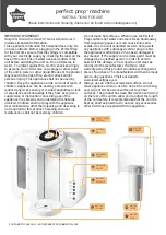 Tommee Tippee Perfect Prep User Manual preview