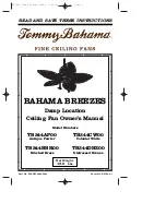 Tommy Bahama BAHAMA BREEZES Owner'S Manual preview